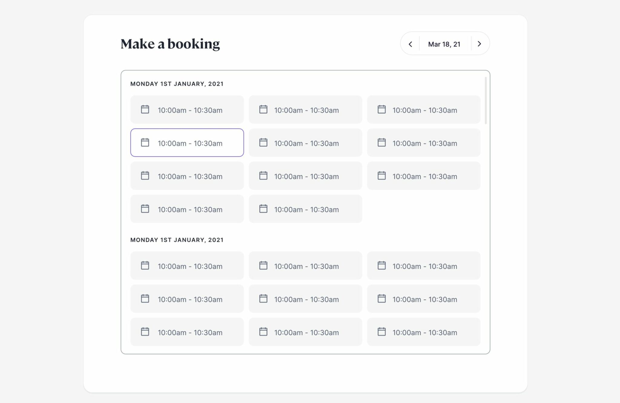 automated Booking